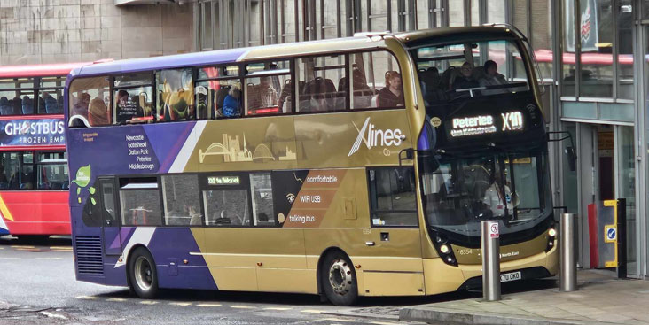 Go North East Alexander Dennis Enviro400MMC Xlines 6354